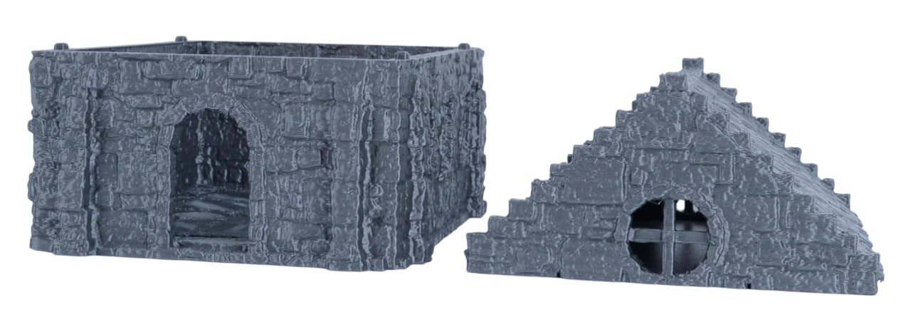 Rovine Medievali della Cappella, Accessori da Tavolo per Giochi, Terreno da Gioco da Tavolo, Atmosfera Inquietante