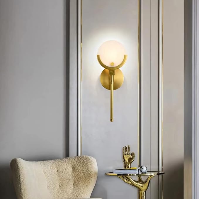 STUFY STUFY Ijzer Rustieke Wandkandelaar Marmeren Wandlamp Vintage Industriële Wandverlichtingsarmaturen Voor Binnen Slaapkamer Nachtkastje Woonkamer Badkamer Hal Gangpad Lampen photo 3