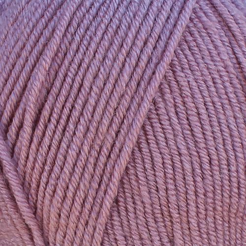 Image of Baby Dream Soft Yarn - 100% Acrylic, Premium Anti-Pilling, 3.5 oz (100g), 273 yds - Soft Yarn for Crochet and Knitting Projects (Dusty Rose, 1 Skein)