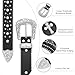 Women Men Rhinestone Belt,Fashion Western Cowgirl Cowboy Bling Studded Cross Leather Belt Diamond Belt for Jeans Dress,Black,S,