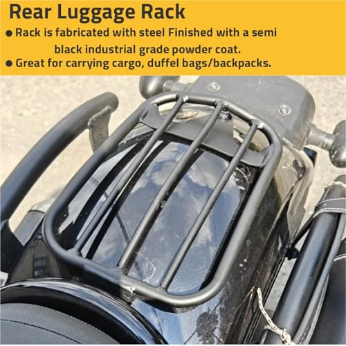 Accessoires de moto CMX1100 de qualité supérieure avec support top case noir