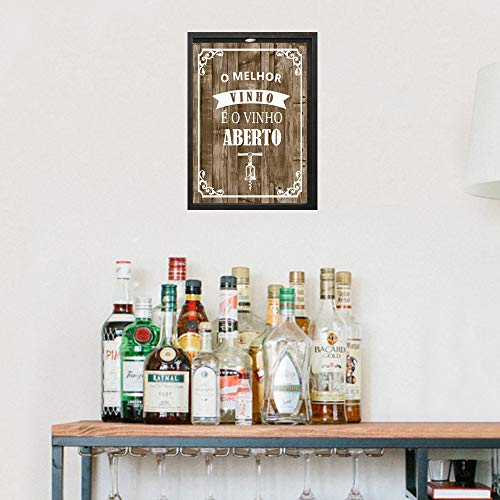 Quadro Porta Rolhas Kapos Multicor 32X42cm