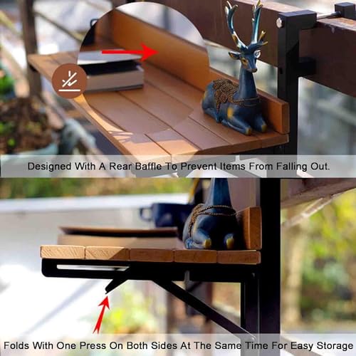 Table suspendue pour jardin afin de gagner de la place - 5
