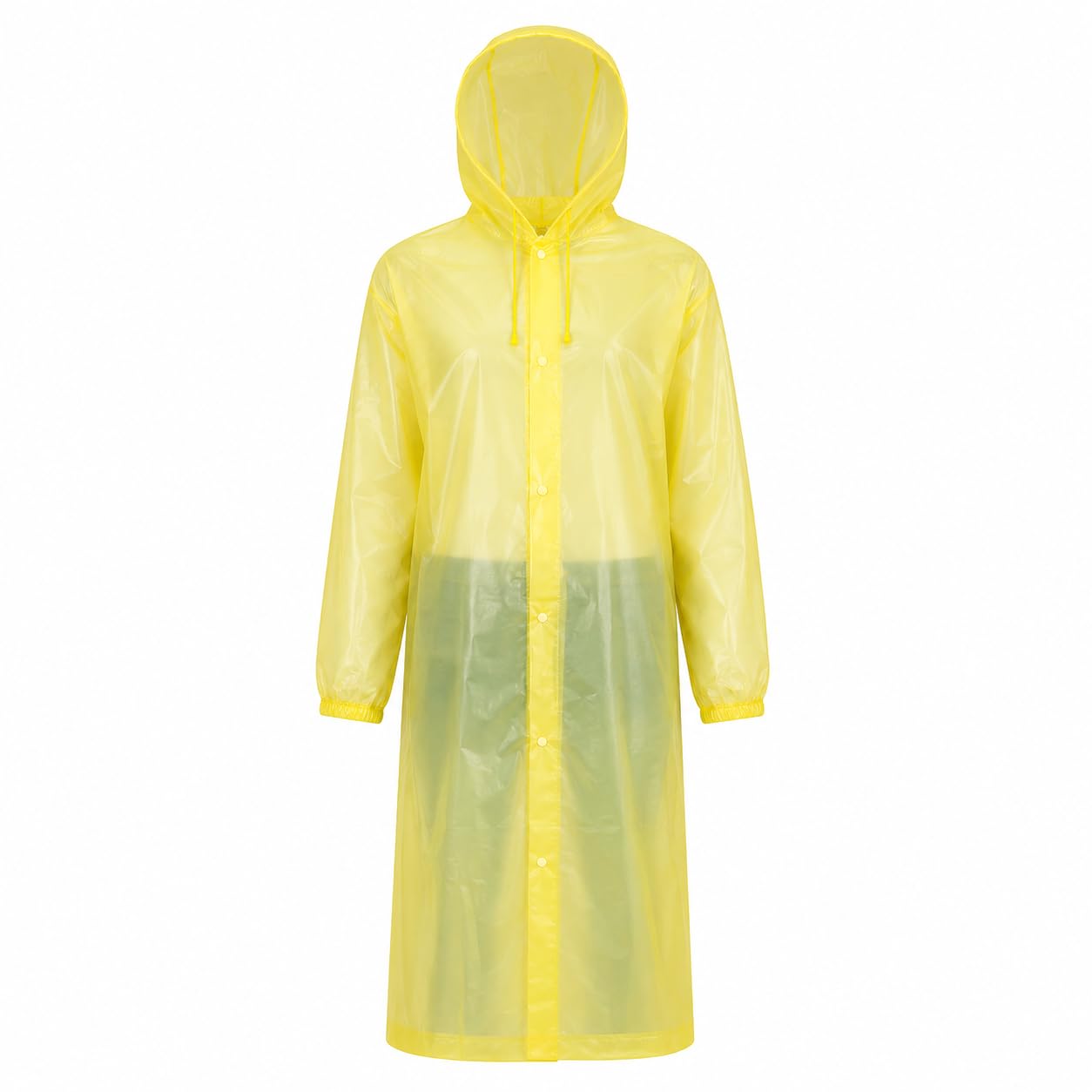 magknit design to attract Magknit EVA Reusable Raincoat with Hood, Waterproof, Button Closure, Knee Length, Universal Fit, for Men & Women-picture-28