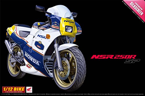 Aoshima Models Honda NSR250R SP 1988 Motorcycle Model Building Kit, 1/12 Scale