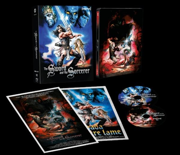 The Sword and the Sorcerer (1982) – [4K UHD + Blu-ray] [Imprint Limited Edition Steelbook in 3D Lenticular Hardcase + Double-Sided Poster]