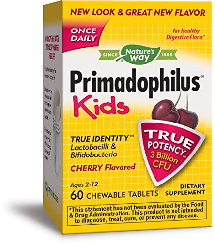 Nature's Way Primadophilus Kids, 3 Billion, 60 Chewables