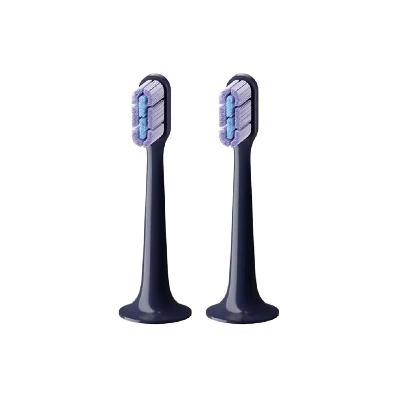 Testina Per Spazzolino, Compatibile Con Xiaomi, T700, MBS304 | Testina di ricambio, setole fini ad alta densità, testa ultrasottile da 4 mm, blu scuro(Silver)