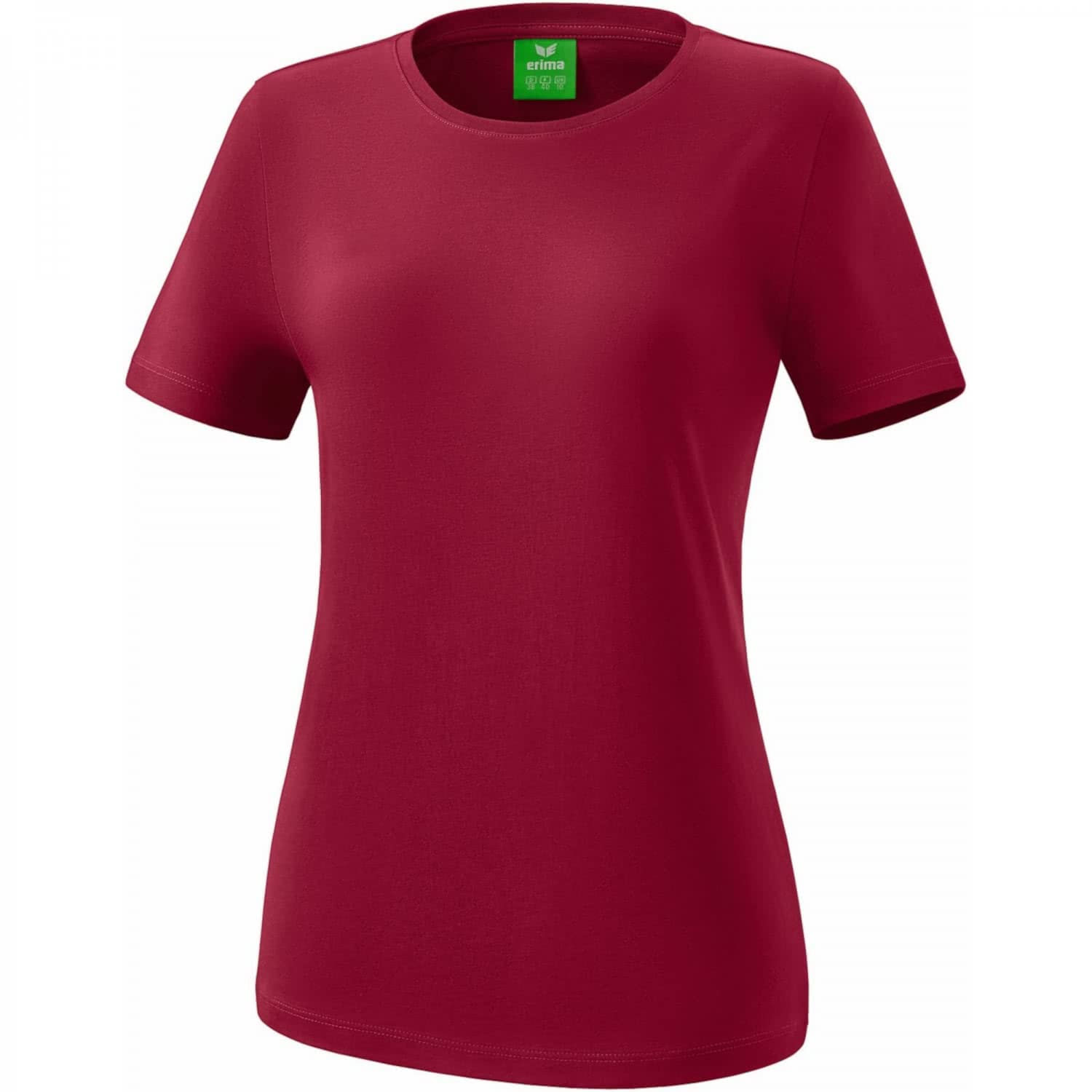 Erima Women's Teamsport T-Shirt, Womens, T-Shirt, 2082105, Bordeaux, 48 (EU)