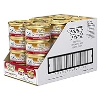 Fancy Feast Gravy Lovers Beef Wet Cat Food, Adult, 24 Can, 24X85g