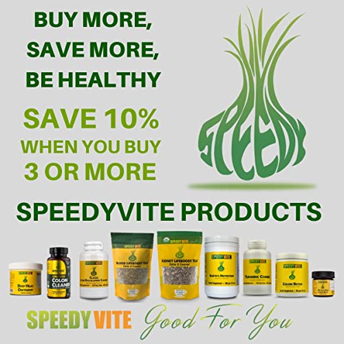 Liver Detox Tea By Speedyvite | Organic | Cleanses, Supports Liver, Gallbladder Health With Dandelion Root, Dandelion Leaf, Fennel, Pau D' Arco Bark, Sassafras, Ginger #TOP6