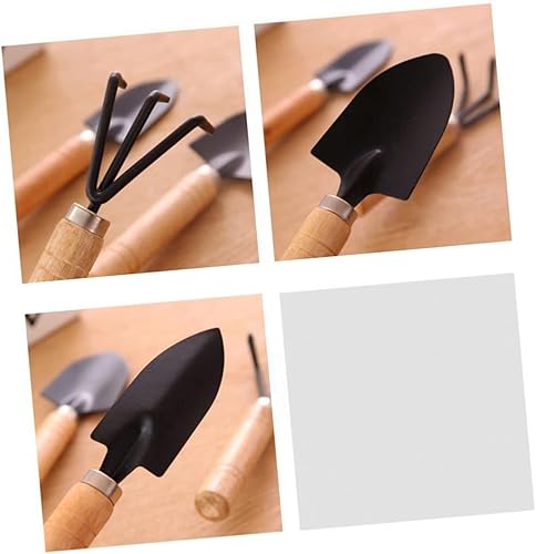 Miniatura 8 de Bonsái Herramientas 6 unids/2 Sets Set Bonsái Herramienta de jardinería Paleta de mano Desbrozadora Kit de herramientas de jardinería Kit de