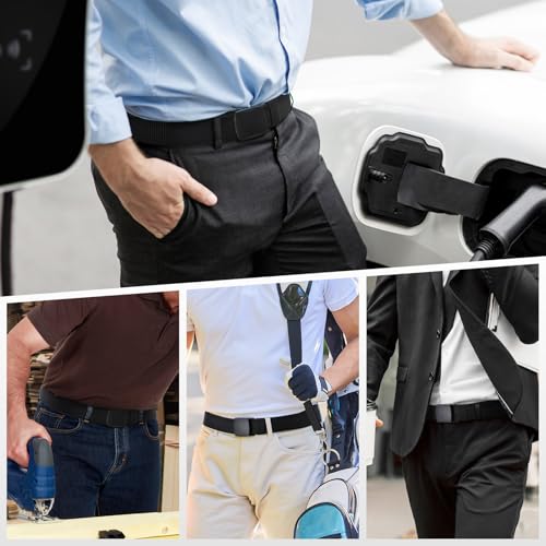 UNGGJKB Tactical Men's Nylon Belts,5 Pack Mens Belts Casual,Military Canvas Outdoor Metal-free Belts - Image 7