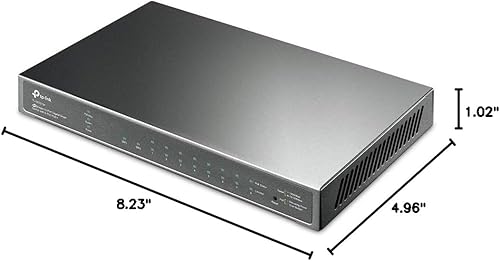 Miniatura 4 de TP-Link TL-SG2210P V3  Switch PoE administrado inteligente Gigabit de 8 puertos Jetstream  8 puertos PoE+ 61W, 2 ranuras SFP  Compatible con Omada