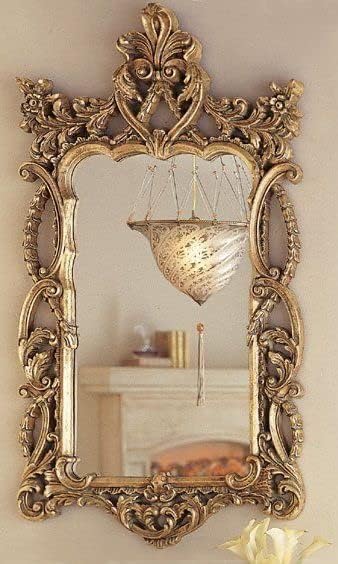 Aafiyat Decor Mirror Frame Colour Golden Large 24 X 36 Inch Mirrors for Bedroom, Bathroom, Living Room Only Frame with Out Mirror Living & Bed Room Decor-image-15