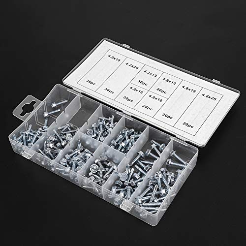 Kit de tornillos metálicos surtidos 200 piezas miniatura 7