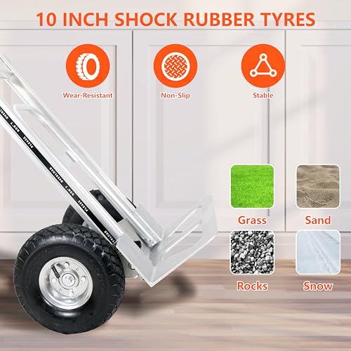 Thdugg THDUGG007 Aluminum Hand Truck 600 Lbs Capacity thumb #3