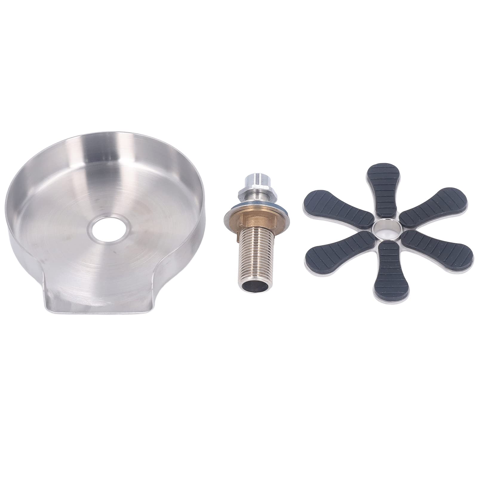 Asixxsix Enjuagavasos, Enjuagavasos Automático de Acero Inoxidable Giratorio 360° Lavavasos y Lavavasos para Fregadero Potente Lavavasos Enjuagavasos de Fregadero de Cocina para Bares