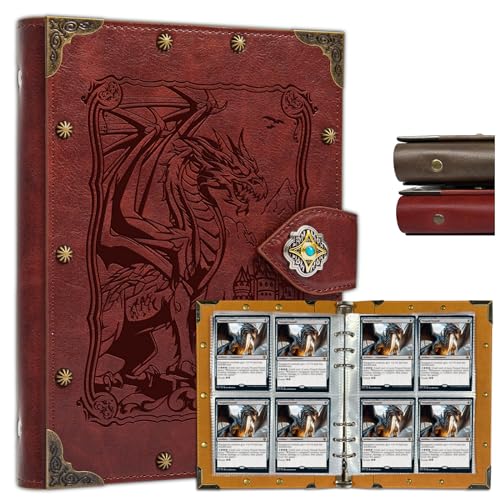 Image of DUROTAN Trading Card Binder-4 Pocket Can Hold 240 Cards Portable Card | Games Display Storage Cases is Gifts for Boys and Girls