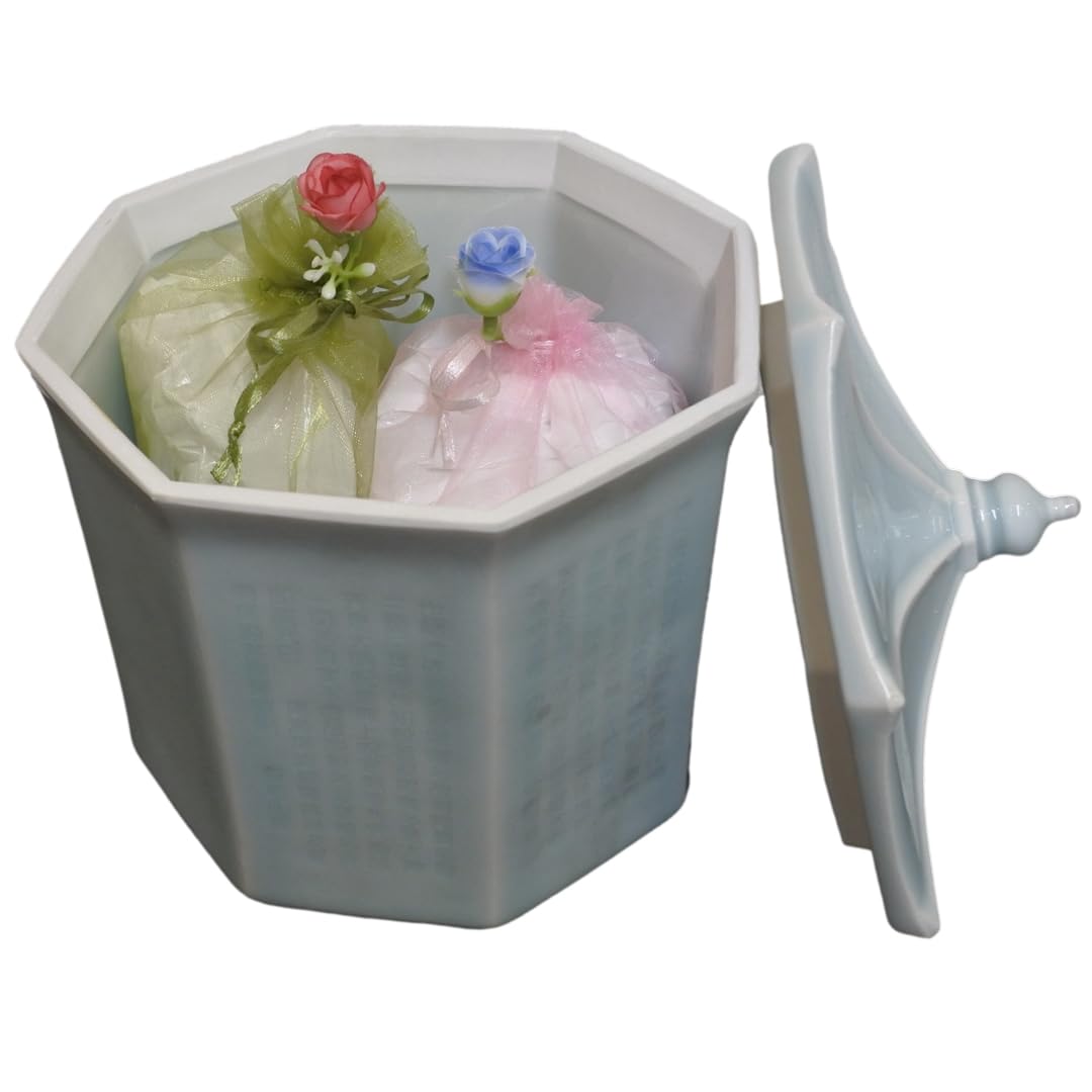 つぼ　壺5 珪藻土骨壺 ホワイト – For Pets