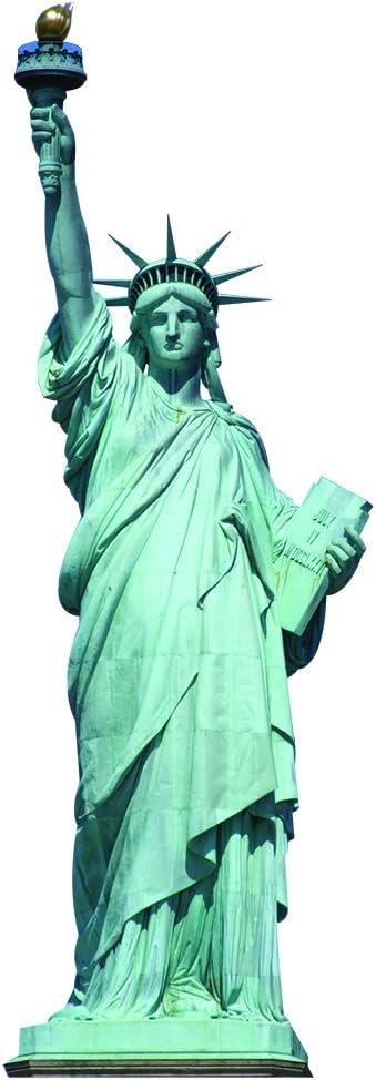 aahs!! Engraving Statue of Liberty Cardboard Stand Up, 6 feet