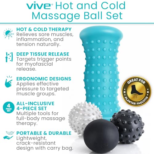 Vive Massage Ball 4-Piece Set