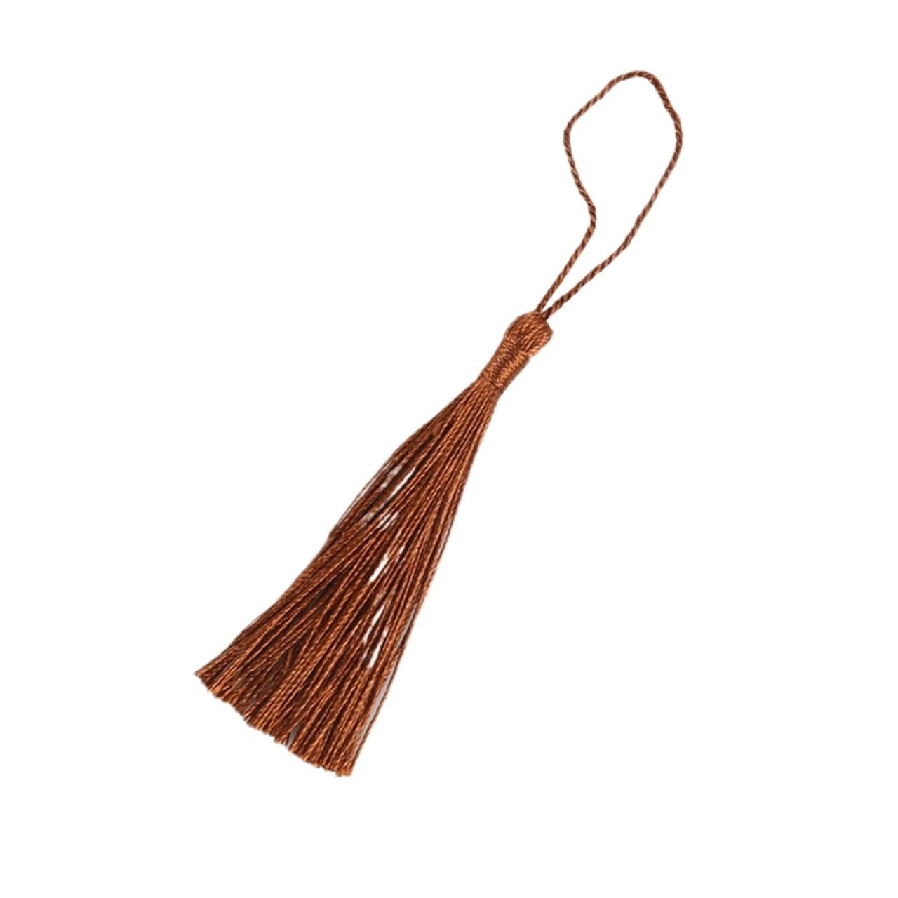 Mini Tassels for Crafts 50Pcs 13cm Hanging Rope Silk Tassel Fringe For Jewelry Making DIY Key Chain Earring Hooks Pendant Decoration Tassels(05)