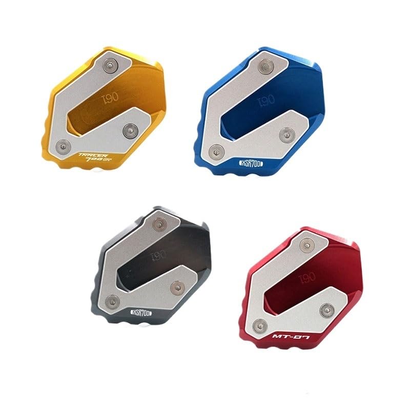 Extension De Béquille Latérale En Aluminium CNC Pour Yamaha MT-07, XSR700, Tracer 700 - Évite Le Basculement - Plusieurs Couleurs