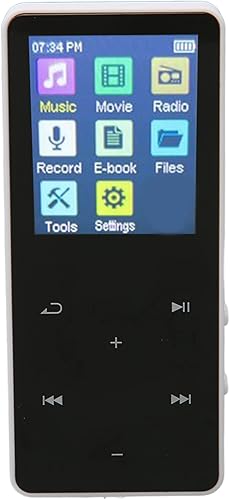 Reproductor MP3 MP4, sonido de audio sin pérdida de alta fidelidad BT 5.0, gran estraage, reproductor multipropósito portátil y duradero para Reproductor MP3 MP4, sonido de audio sin pérdida de alta fidelidad BT 5.0, gran estraage, reproductor multipropósito portátil y duradero para