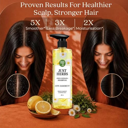 Image of Just Herbs Lemon & Bhringaraj Shampoo