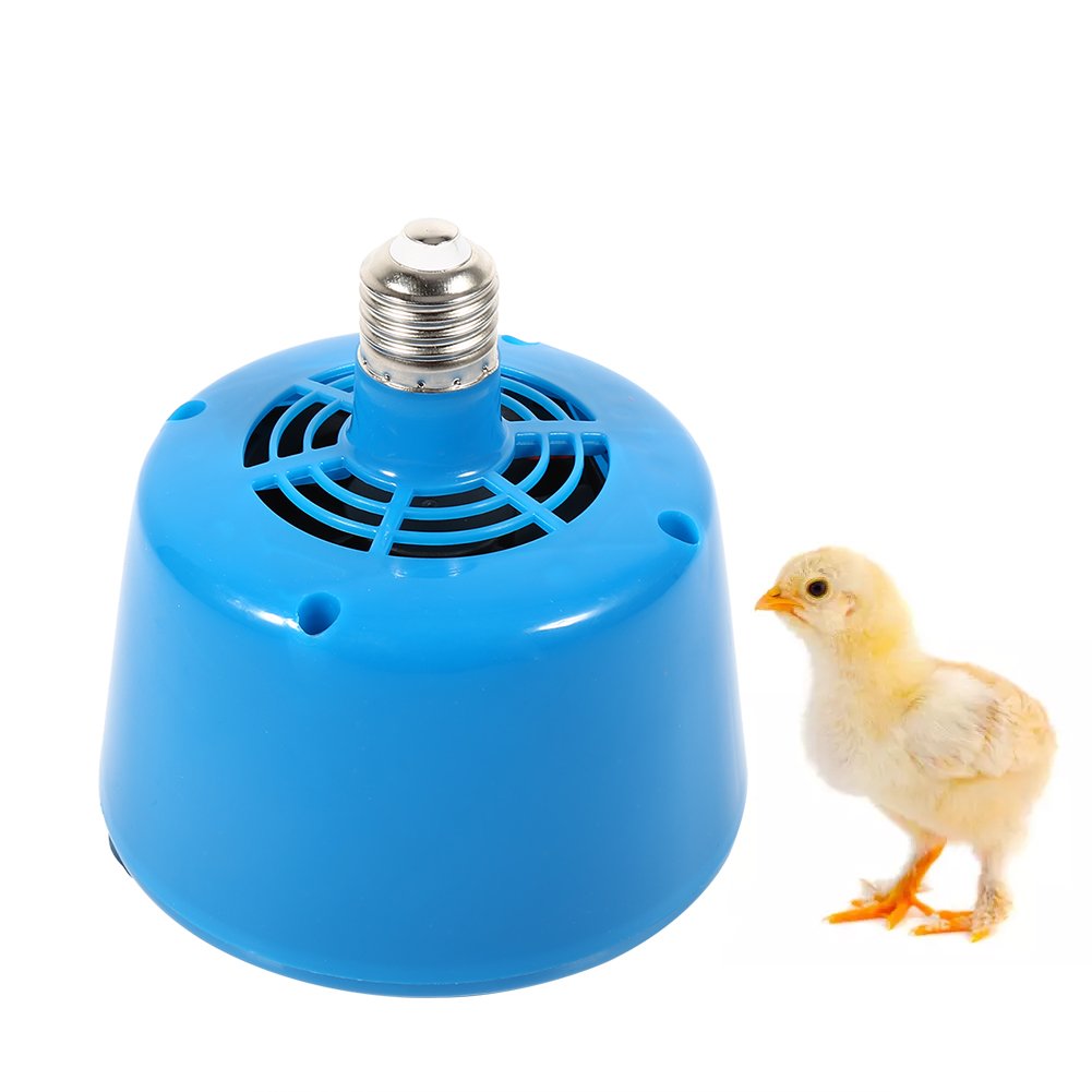 Broco Lámpara de Calor para Mascotas, E27 Lámpara de Calor para Aves de Corral para criadores Lámpara para Aves de Corral Bombilla Criadora Lechones Pollo para Mascotas(Azul)