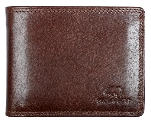 Image of BROWN BEAR Classic Heritage Genuine Leather Wallet for Man | Purse for Men Wallet (Brown)