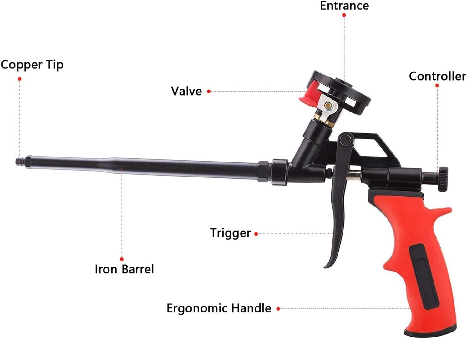 Hand Caulking Guns Foam Gun Professional Foam Pressure high-Precision Hose Pressure Cleaning