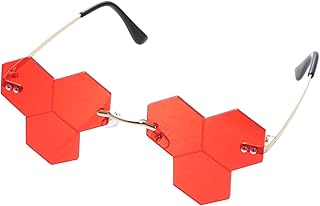 1 Par De Óculos De Sol Femininos Óculos De Sol Sem Aro Óculos De Sol Retrô Óculos De Sol Sem Aro Óculos De Sol Sem Aro Para Mulheres Óculos De Sol Sem Aro Para Homens Óculos