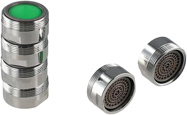 6pcs 24mm Small Threaded Plastic Aerator Faucet Bubbler Sprayer Water Saving Filter Faucet Nozzle Polished Filter for Kitchen