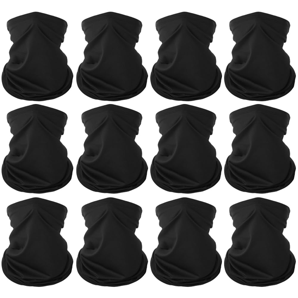 6 Pieces Summer Face Cover Scarf Mens Neck Gaiter For Men Women UV Protection Face Breathable Sun Protection Cycling Running