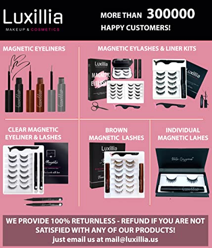 Luxillia Eyebrow Stamp Stencil Kit Dual-Color, Perfect Instant Brows Every Time, Adjustable For All Eyebrow Shapes, Waterproof And Sweatproof, Reusable & Super Easy To Use (Blonde & Taupe) #TOP5