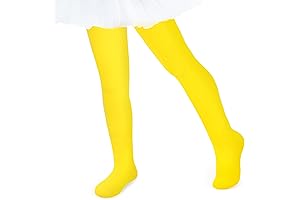 Soft and Comfortable Toddler Yellow Tights for Girls