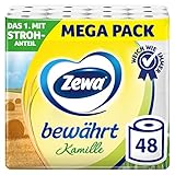 - Zewa bewährt Kamille Toilettenpapier, so weich und saugfähig, wie du es kennst und liebst