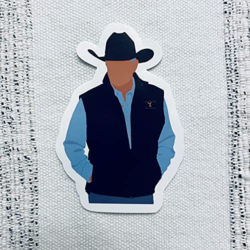 Yellowstone Sticker - John Dutton Sticker - Yellowstone TV Show - Yellowstone Decal - Yellowstone Season 3 - Yellowstone Paramount - John Dutton - Yellowstone Season 4