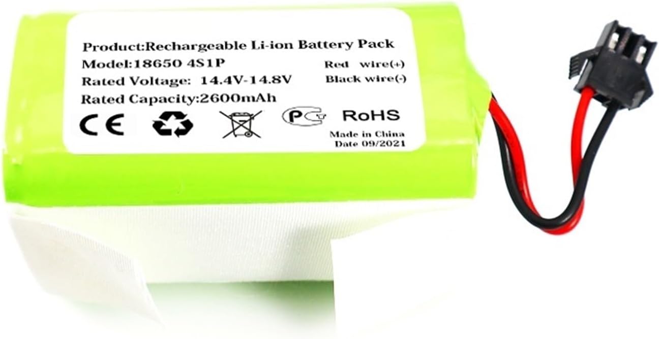 14.8V 3400mAh Li-ion Robot Vacuum Cleaner Battery Compatible for Mamibot ExVac660 ExVac680s ExVac880 ExVac 660 680S 880 (Color : 2800mAh Battery)