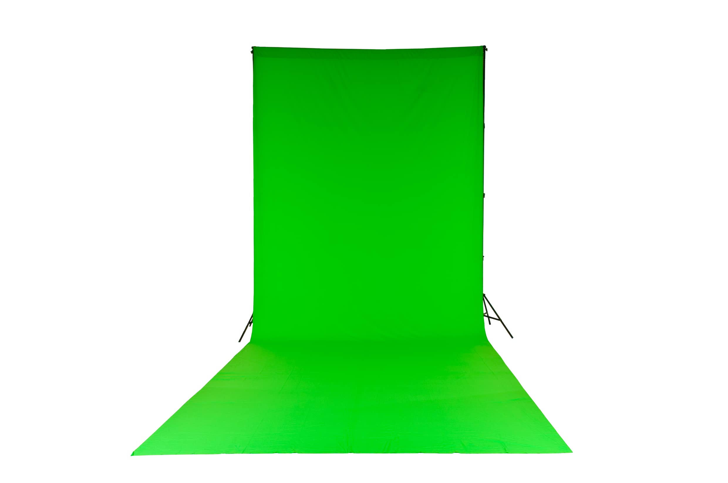 Manfrotto Chromakey Textilhintergrund Grün 300x700cm mit Schlaufe (Import Royaume Uni)