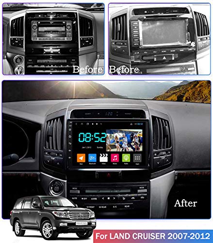 Autoradio 2 DIN Android con CarPlay y Android Auto para controlar tus apps en Land Cruiser 4