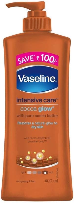 Intensive Care Body Lotion - Cocoa Glow, 400ml Bottle