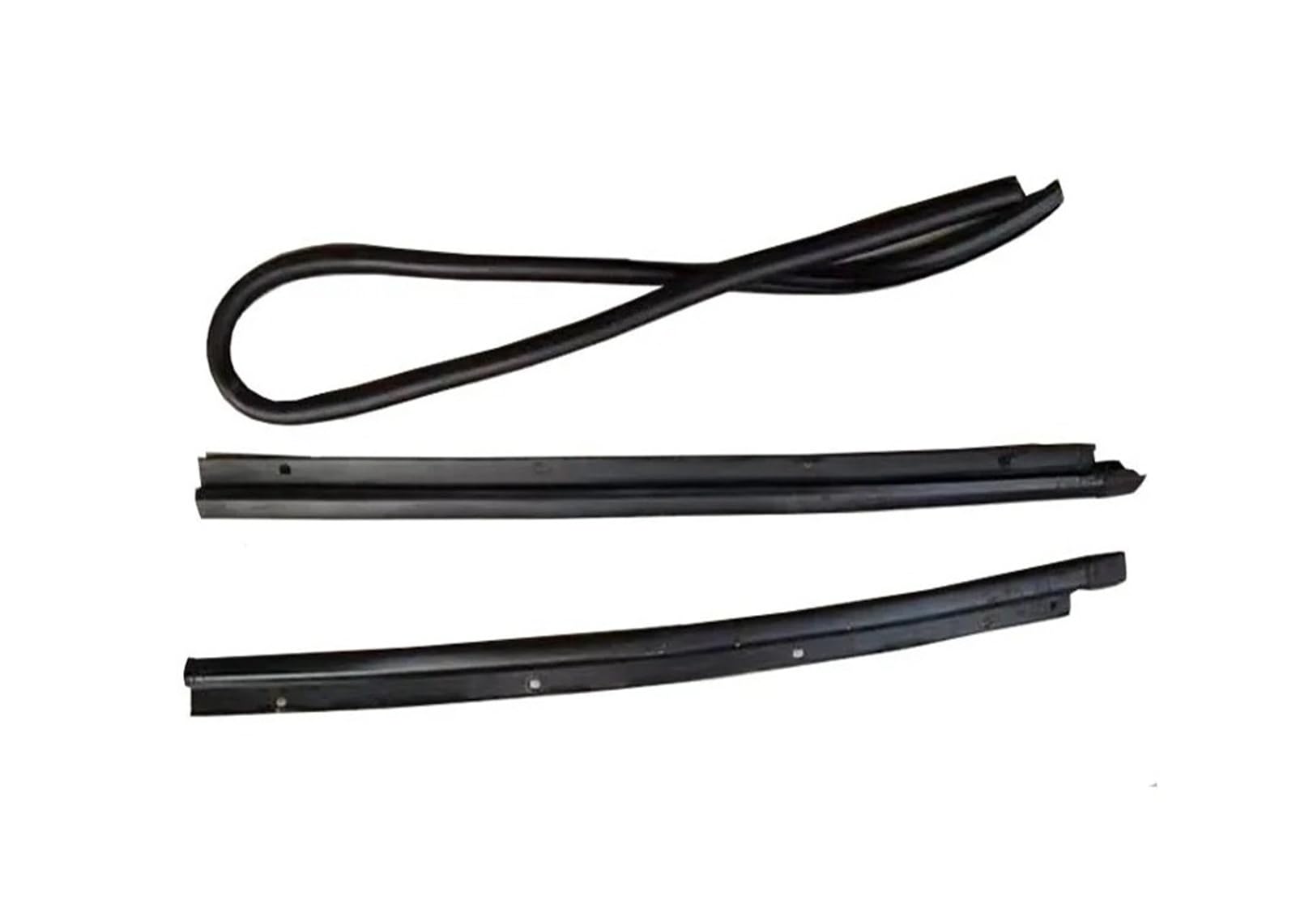 Uussup One Color Rubber Seal Weather Stripping 3 Pieces For D22 For Pickup Windshield Rubber Windscreen Protective Scratch Front Glass Weatherstrip Seal