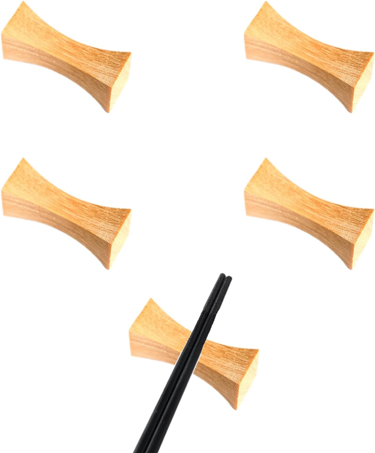 Chopstick Rest Chopsticks Holders Wooden Spoon for Home Kitchen Restaurant Party Use