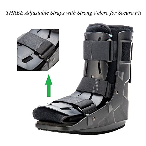 Medibot Short Pneumatic Walker Brace Walking Boot for Stress Sprain Relief M