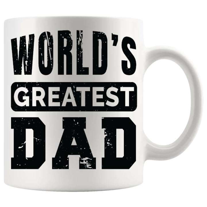 Worlds Greatest Dad Mug Funny Novelty Dad Gifts For Fathersday Birthday Christmas