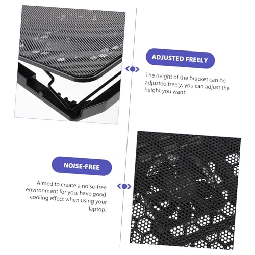 Base de refrigeración ajustable para laptop Tofficu miniatura 2