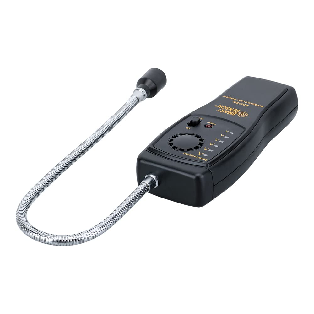 Analizador de gas Freón Probador de fugas de gas CFC, HCFC, HFCs, Halógeno, Freón Gas Detector Refrigerante, Monitor de aire acondicionado, fugas de gas